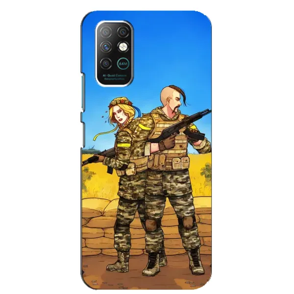 Чехол с рисунком «Солдаты ЗСУ» для Infinix Note 8 Чехол с рисунком «Солдаты ЗСУ» для Infinix Note 8