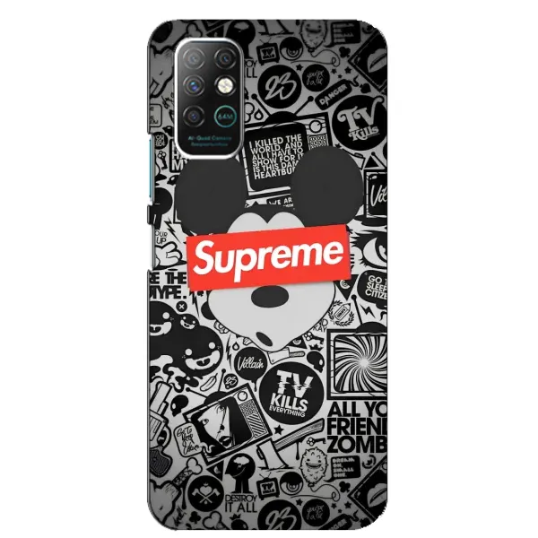 Чехол с рисунком «Supreme Маус» для Infinix Note 8 Чехол с рисунком «Supreme Маус» для Infinix Note 8