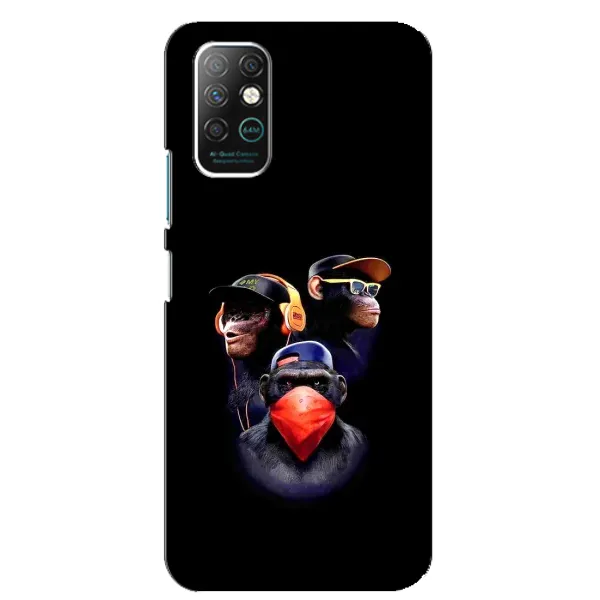 Чехол с рисунком «Три обезьяны» для Infinix Note 8 Чехол с рисунком «Три обезьяны» для Infinix Note 8