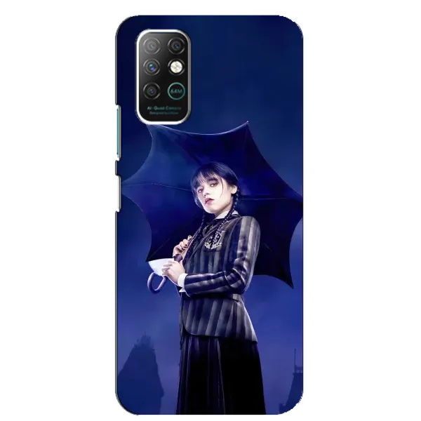 Чехол с рисунком «Уэнсдей с зонтом» для Infinix Note 8 Чехол с рисунком «Уэнсдей с зонтом» для Infinix Note 8