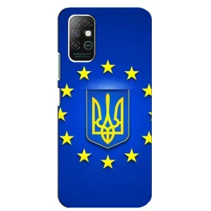Чехол с Украинской символикой на Інфиникс Нот 8 (Украина это Европа)