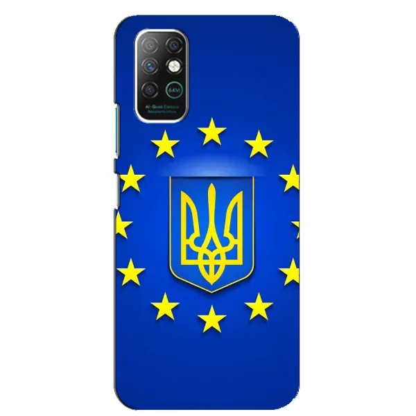 Чехол с рисунком «Украина это Европа» для Infinix Note 8 Чехол с рисунком «Украина это Европа» для Infinix Note 8