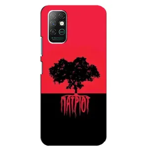 Чехлы УПА (Красно-Чёрный) на Infinix Note 8 (УПА Патриот)