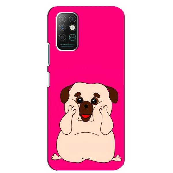 Чехол с рисунком «Веселый Мопсик» для Infinix Note 8 Чехол с рисунком «Веселый Мопсик» для Infinix Note 8