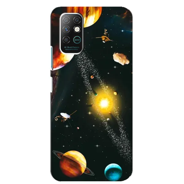 Чехол с рисунком «Вид с космоса» для Infinix Note 8 Чехол с рисунком «Вид с космоса» для Infinix Note 8