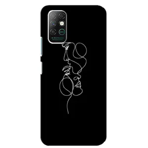 Силиконовые Чехлы Любимому человеку для Infinix Note 8 (Влюбленная пара)