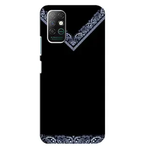 Силиконовый Чехол на Infinix Note 8 (Воротник вышиванки)