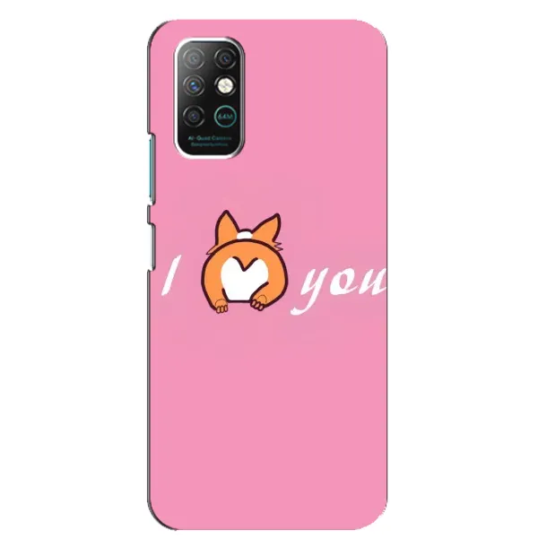 Чехол с рисунком «Я тебя люблю» для Infinix Note 8 Чехол с рисунком «Я тебя люблю» для Infinix Note 8