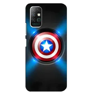 Чохол с Щітом Капітана Америки на Infinix Note 8 (Яскраий Щит Капітана)