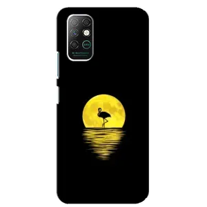 Летний Чехол на Infinix Note 8 (Желтый Закат)