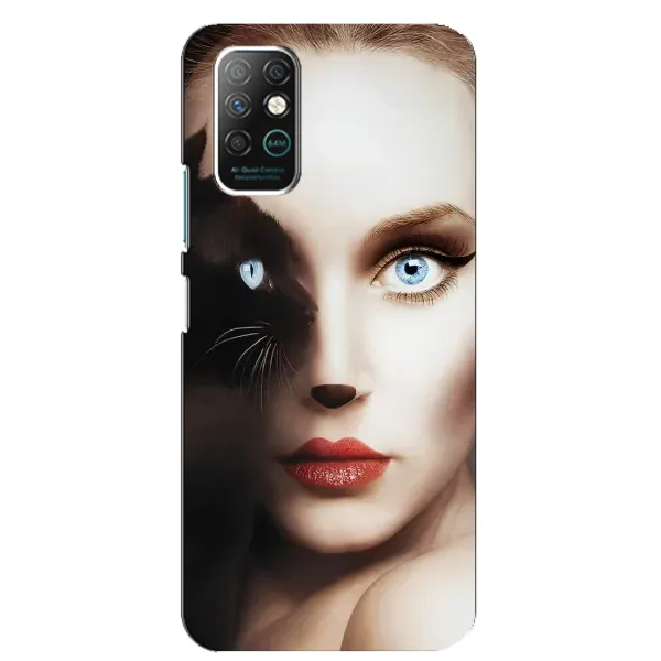 Чехол с рисунком «Женщина кошка» для Infinix Note 8 Чехол с рисунком «Женщина кошка» для Infinix Note 8
