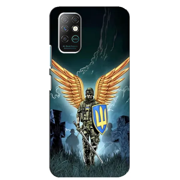 Чехол с рисунком «ЗСУ з крильями» для Infinix Note 8