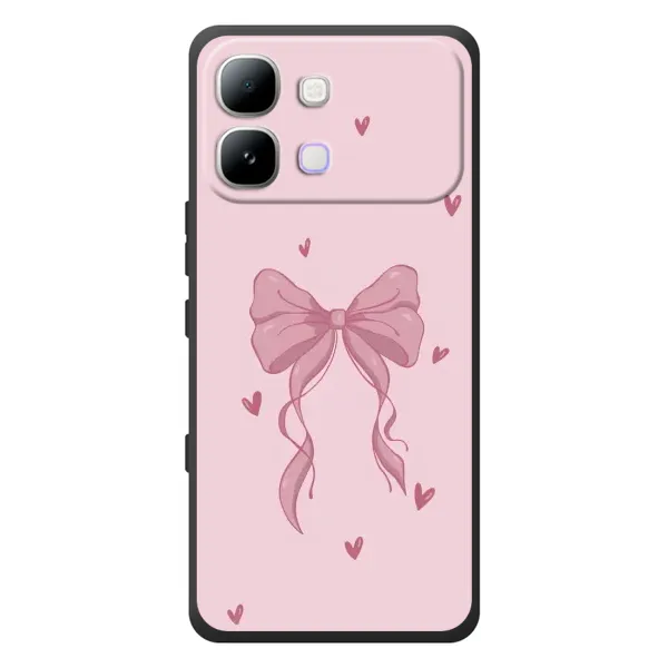 Чехол с рисунком «Бант на розовом» для Infinix Note Edge Чехол с рисунком «Бант на розовом» для Infinix Note Edge