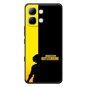 Чохол (TPU) з картинкою "Лого Пабг" на Інфінікс Ноут Едж (Battlegrounds)