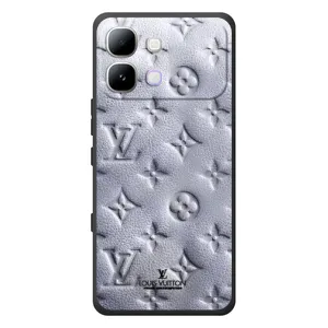 Текстурний Чохол Louis Vuitton для Інфінікс Ноут Едж (Білий ЛВ)