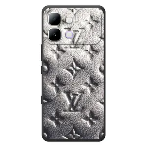 Текстурний Чохол Louis Vuitton для Інфінікс Ноут Едж (Бежевий ЛВ)