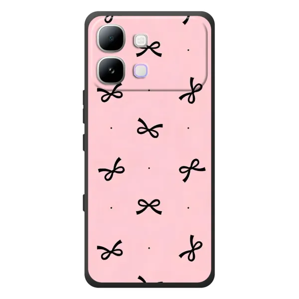 Чехол с рисунком «Черные бантики» для Infinix Note Edge Чехол с рисунком «Черные бантики» для Infinix Note Edge