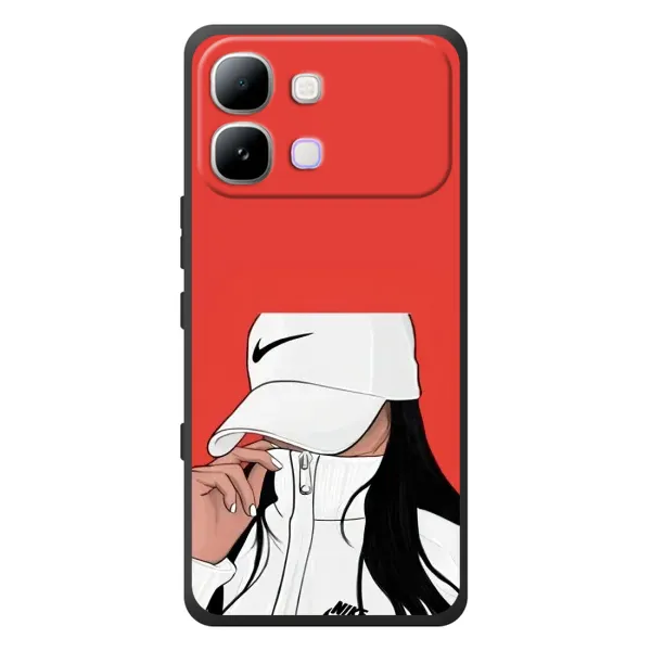 Чехол с рисунком «Девушка Nike» для Infinix Note Edge