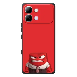 Чехол Головоломка для Infinix Note Edge - (AlphaPrint) (Гнев)