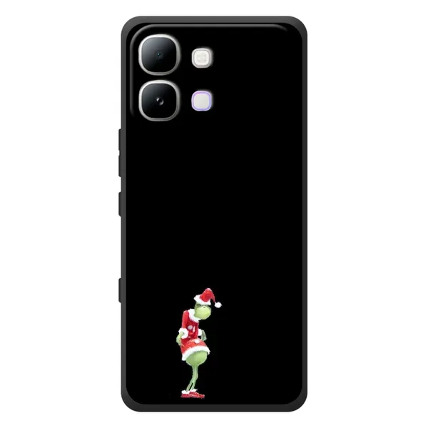 Чехол с рисунком «Гринч на чорном» для Infinix Note Edge Чехол с рисунком «Гринч на чорном» для Infinix Note Edge