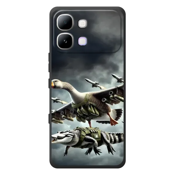 Чехол с рисунком «Гусини и крокодило» для Infinix Note Edge Чехол с рисунком «Гусини и крокодило» для Infinix Note Edge
