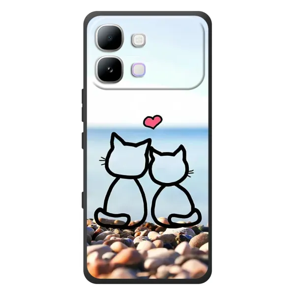 Чехол с рисунком «Котейки» для Infinix Note Edge Чехол с рисунком «Котейки» для Infinix Note Edge