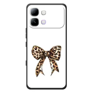 Чохол банти для Infinix Note Edge (Леопардовий бант)