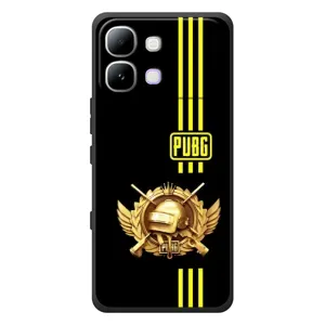 Чохол (TPU) з картинкою "Лого Пабг" на Інфінікс Ноут Едж (Логотип PUPG)