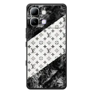 Чохол Стиль Louis Vuitton на Infinix Note Edge (LV на білому)