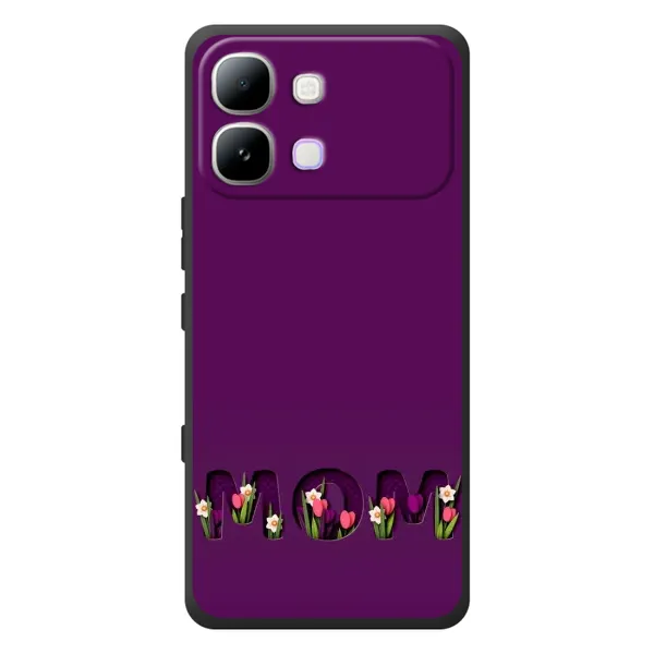 Чехол с рисунком «Мама с цветами» для Infinix Note Edge