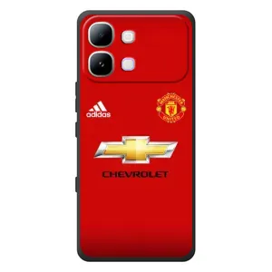 Силиконовые Чехлы принт Футбол на Infinix Note Edge (Man United)