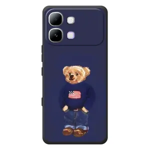 Чехол с рисунком «Мишка USA» для Infinix Note Edge