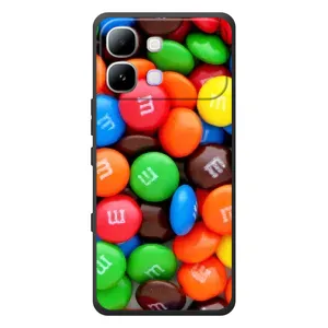 Чохол з зображенням смачної їжі для Infinix Note Edge (Різнокольорові M&M'S)