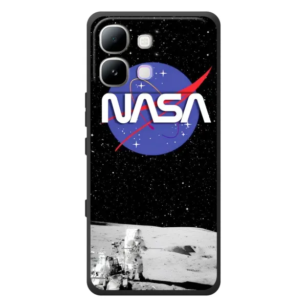 Чехол с рисунком «Nasa на луне» для Infinix Note Edge