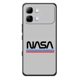 Силиконовый бампер с принтом "Наса" на Infinix Note Edge (Наса)