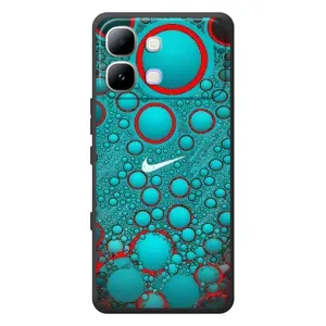 Силіконовый Чохол на Infinix Note Edge з картинкою НАЙК (Найк зелений)