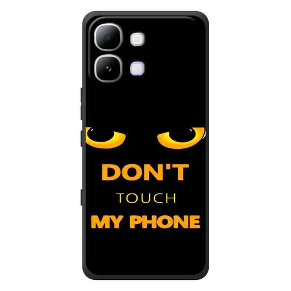 Чехол с рисунком «Не трогай мой телефон» для Infinix Note Edge