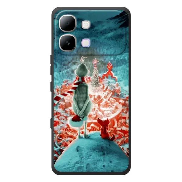 Чехол с рисунком «Новогодний Гринч» для Infinix Note Edge Чехол с рисунком «Новогодний Гринч» для Infinix Note Edge