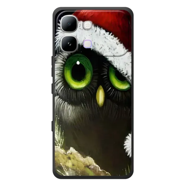 Чехол с рисунком «Новогодняя Сова» для Infinix Note Edge Чехол с рисунком «Новогодняя Сова» для Infinix Note Edge