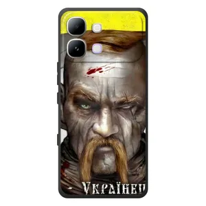 Чехол с картинкой (Патриотический КОЗАК) на Infinix Note Edge (Одноглазый Козак)
