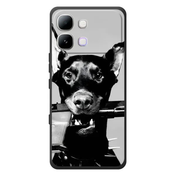 Чехол с рисунком «Опасный доберман» для Infinix Note Edge Чехол с рисунком «Опасный доберман» для Infinix Note Edge