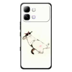 Чехол на тематику: Коты для Infinix Note Edge (Отдых)
