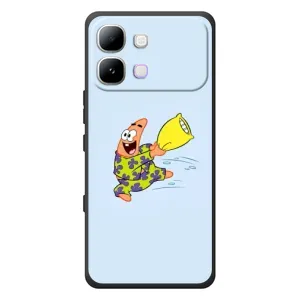 Чехлы с Патриком на Infinix Note Edge (Патрик с подушкой)