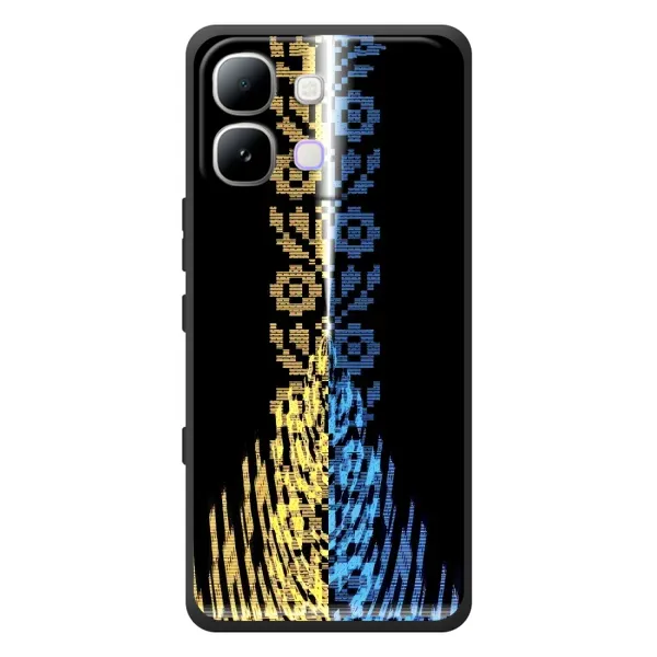 Чехол с рисунком «Патриотическая вышиванка» для Infinix Note Edge