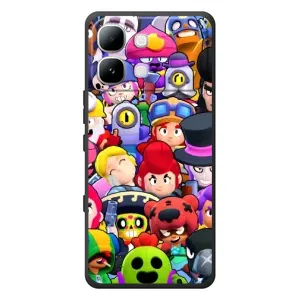 Силіконовый Чохол на Infinix Note Edge з картинкою Brawl Stars (Персонажі)