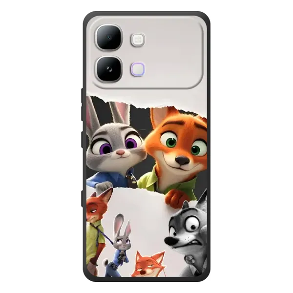 Чехол с рисунком «Персонажи Зоо» для Infinix Note Edge Чехол с рисунком «Персонажи Зоо» для Infinix Note Edge