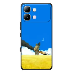 Чехлы на военную тематику для Infinix Note Edge (Попадание)