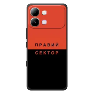 Чехлы УПА (Красно-Чёрный) на Infinix Note Edge (Правый Серктор)
