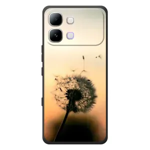 Силіконовий Чохол з кульбабками на Infinix Note Edge (Роздмухана кульбабка)