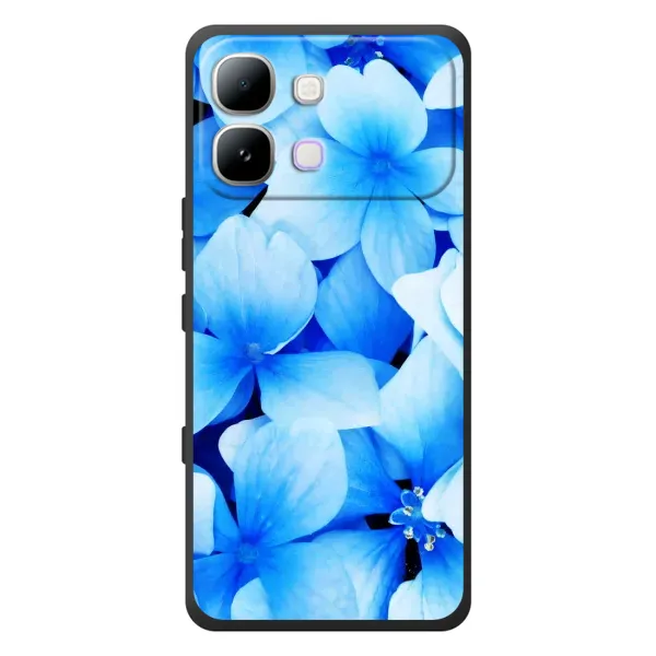 Чохол з малюнком «Сині квіти» для Infinix Note Edge Чохол з малюнком «Сині квіти» для Infinix Note Edge